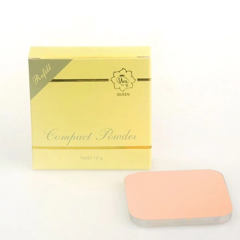 [REFILL ] Viva Queen Compact Powder 12 gr | Bedak Padat