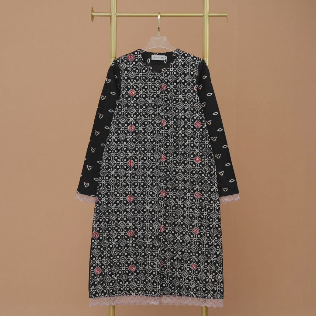 Tunik Wanita Batik " KINA" Hitam