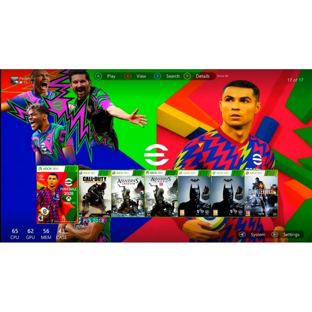 PES 2026  xbox 360 rgh