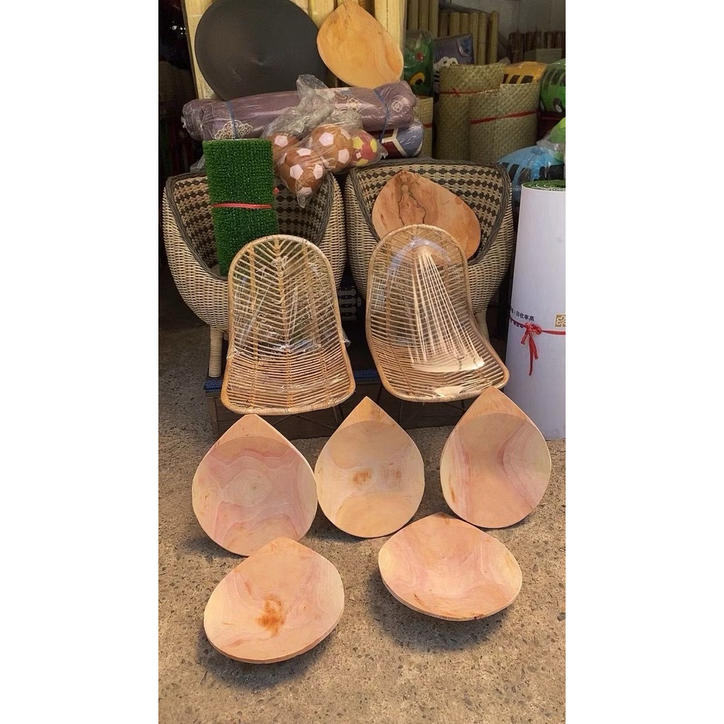 dulang emas kayu ukuran 40cm