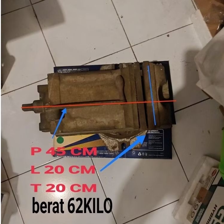 Ragum Catok Besi Jadul Besi Asli BEKAS BERAT 63kilo
