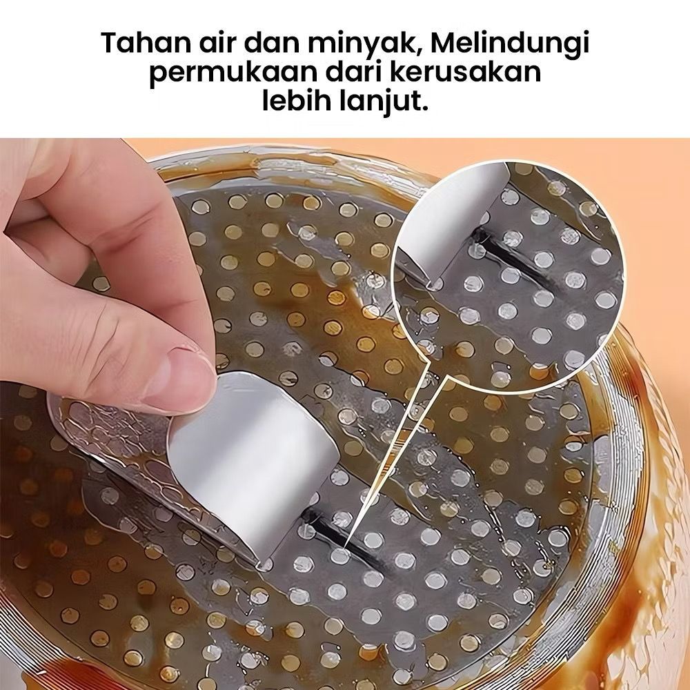 ~ HM8 ~ Penambal Panci Aluminium Lem Panci Bocor Tahan Panas Stiker Lubang Panci / Lakban Aluminium 