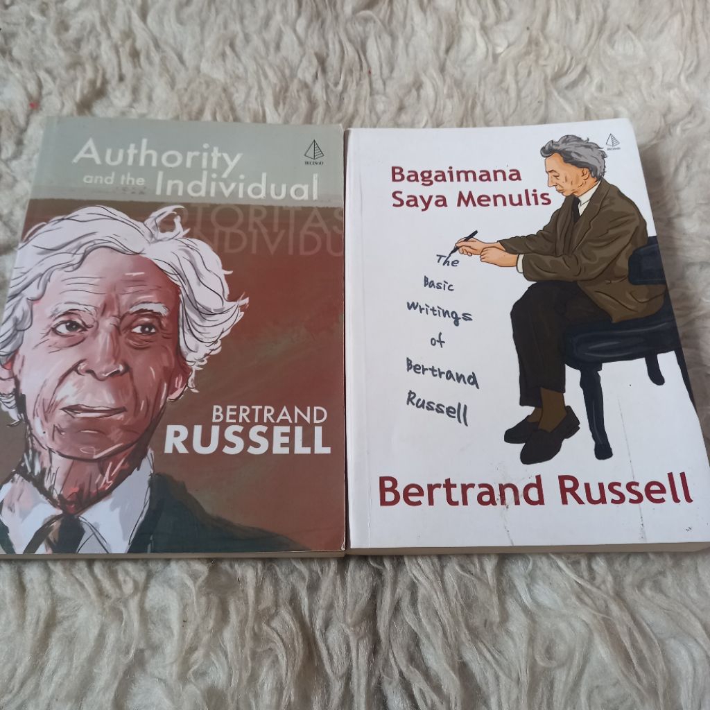 dua buku bertrand russell authority and individual dan bagaimana saya menulis filsafat sosiologi