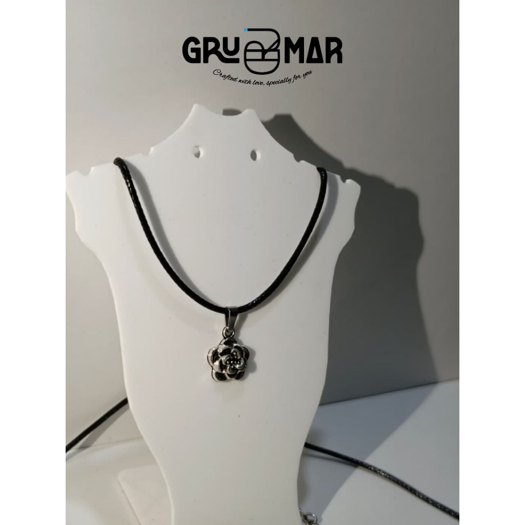 Kalung / Liontin Silver Rose GR-10