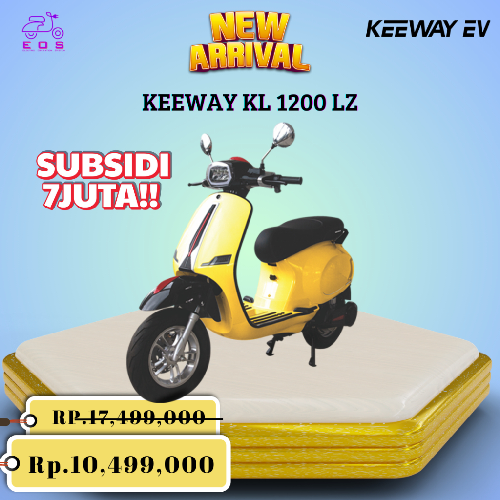 MOTOR LISTRIK SUBSIDI 7 JUTA KEEWAY KL 1200 LZ,UWINFILY T3S PRO - Power 1200 Watt