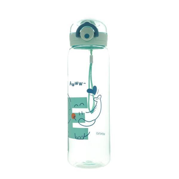 Botol Minum MINISO Plastic Bottle With Handle Botol Miniso Botol Air Minum Botol Minum Anak