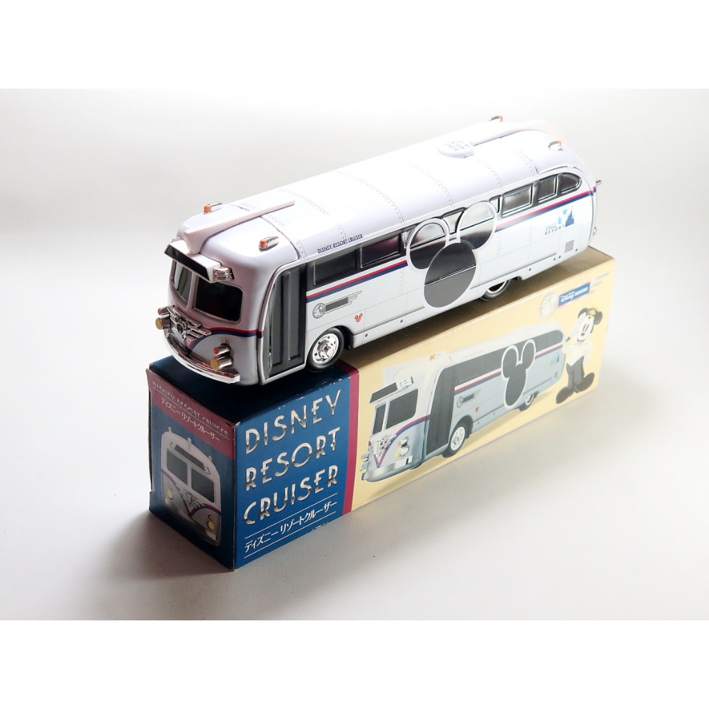 Tokyo Disney Resort Cruiser Bus - Tin Toys Friction - Made in Japan