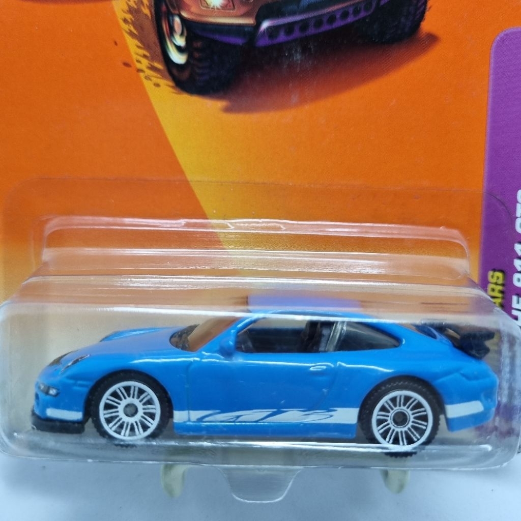 Diecast MATCHBOX 1:64 PORSCHE 911 GT3 Biru Blue