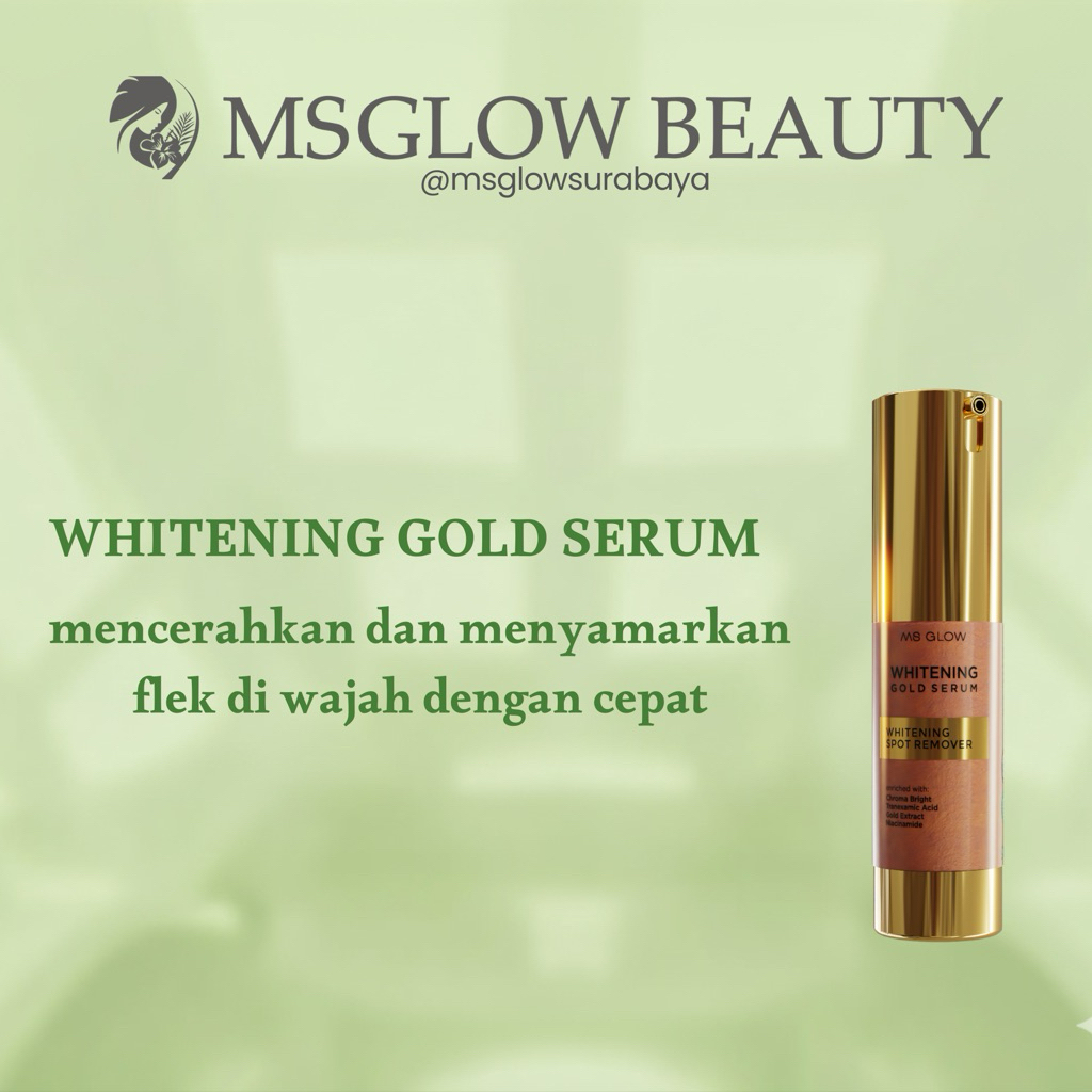 MS GLOW -SERUM MS GLOW WHITENING GOLD SERUM ORIGINAL / SERUM GOLD