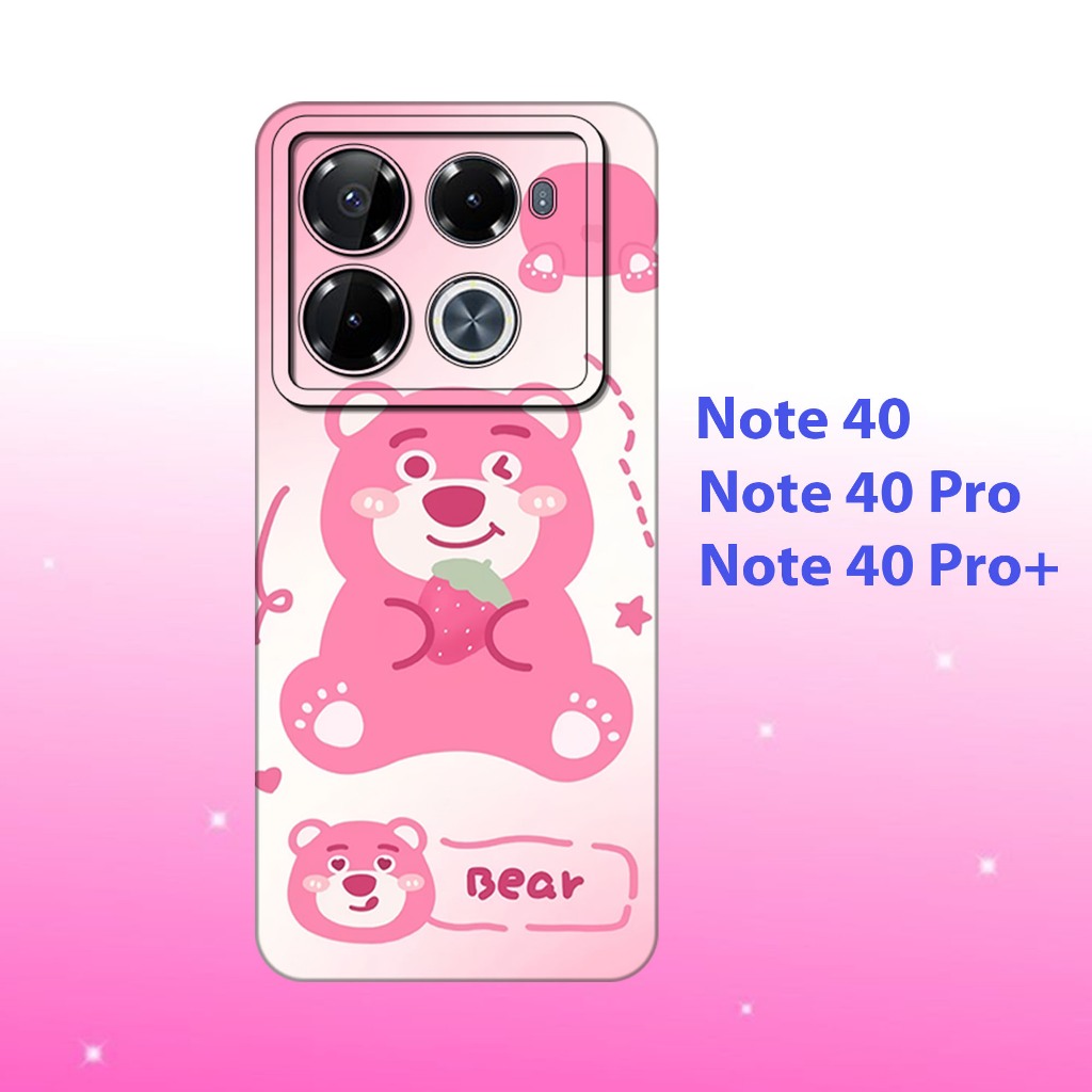 Softcase infinix Note 40 ,infinix Note 40S ,infinix Note 40 Pro ,infinix Note 40 Pro Plus -casing Hp