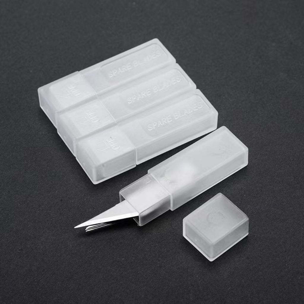 Refill Mata Pisau Pen Cutter Isi 5 Mata Pisau / Isi Ulang Pen Cutter Isi 5 Mata Pisau