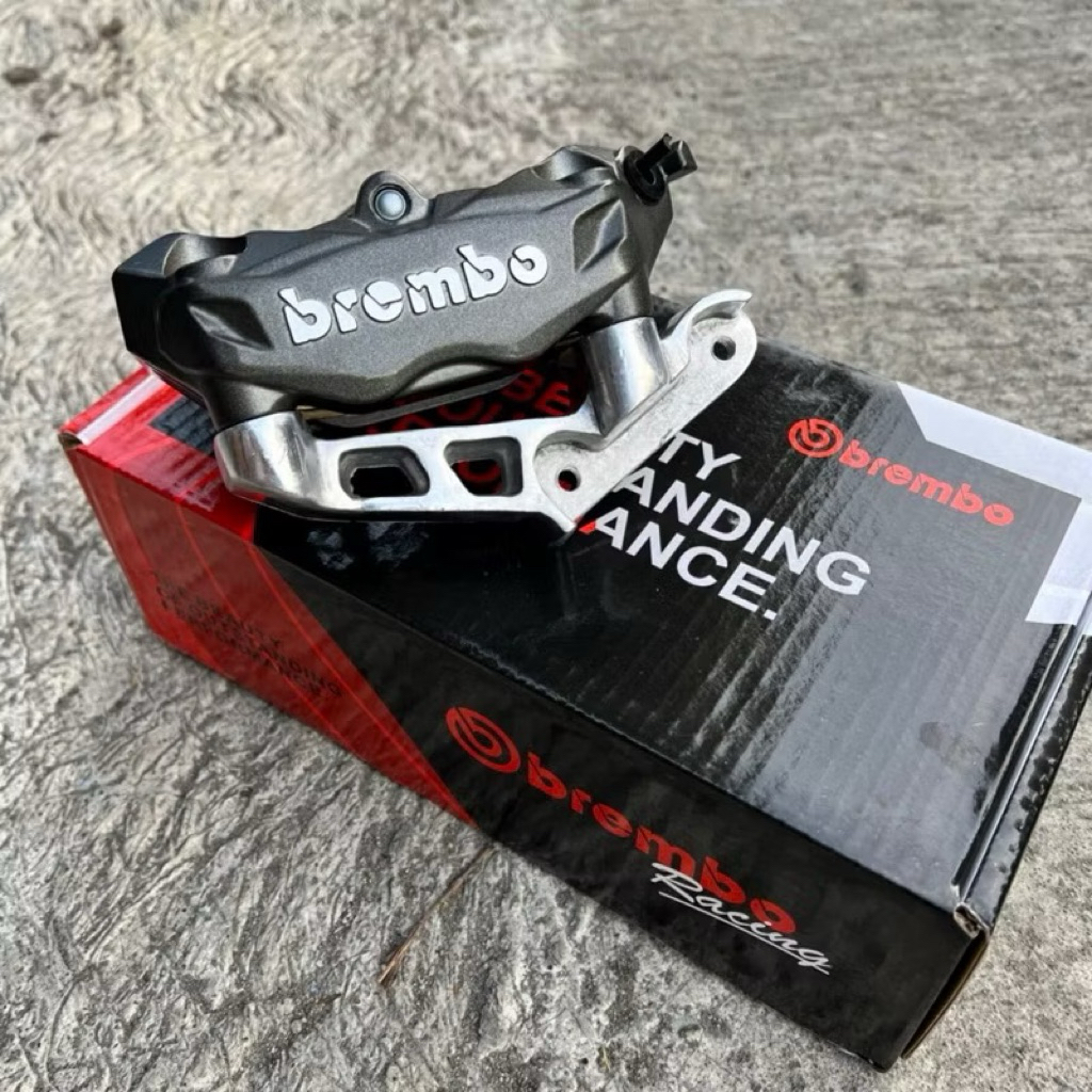 kaliper caliper pala babi brembo m432 BIG 4piston kaliper pit100 m3 m432 set breket kaliper pnp mp t