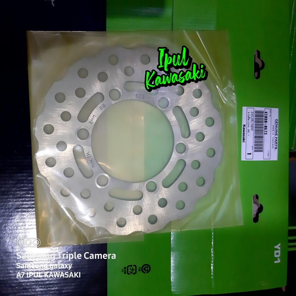 piringan cakram belakang klx140 klx 140 original