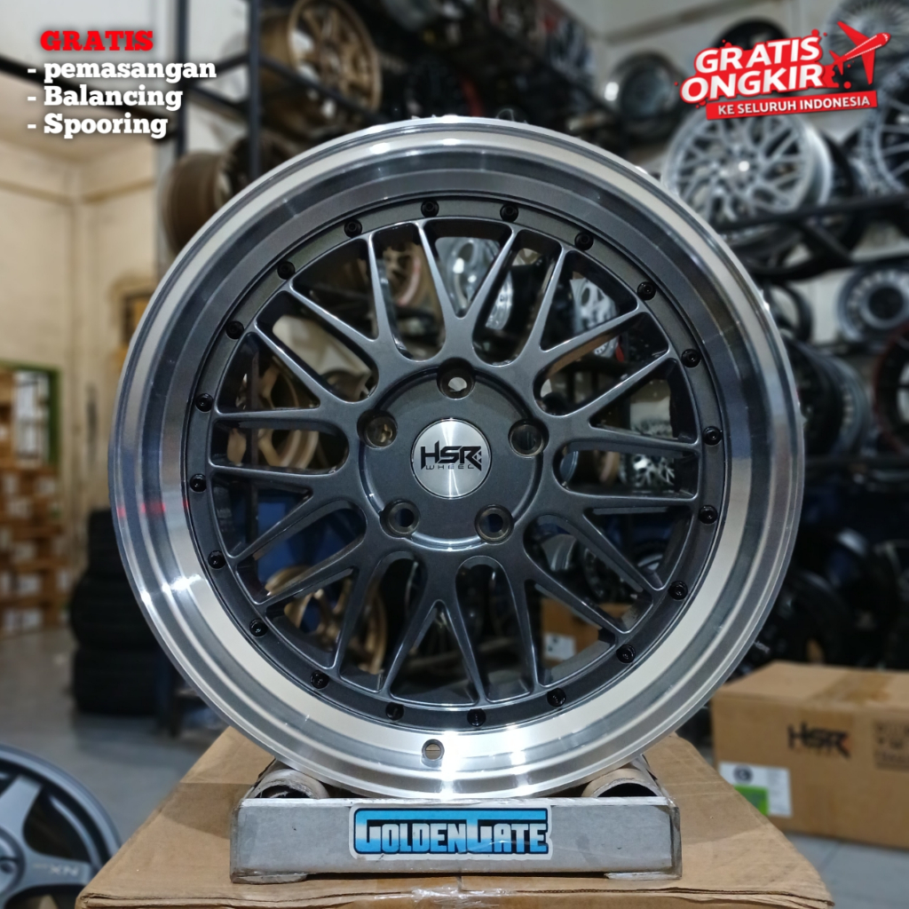 Velg mobil ring 18 pcd 5x120 hsr lemans bisa untuk Bmw f30, e46, byd seal dll