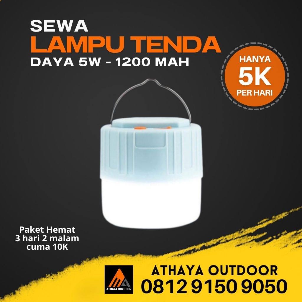 Sewa Lampu Tenda Camping Bekasi - Athaya Outdoor