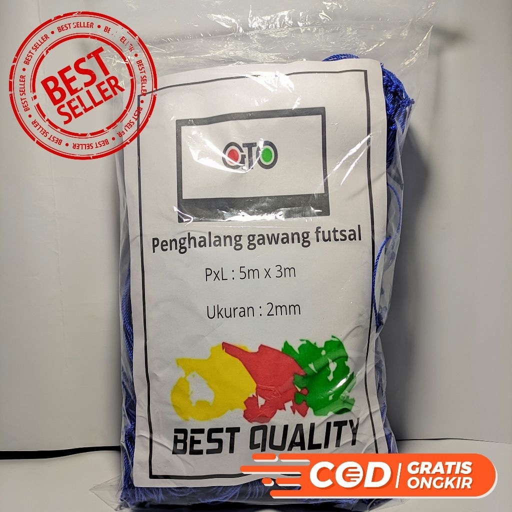 JARING GAWANG FUTSAL 2MM UKURAN 4x3 | JARING GAWANG FUTSAL | JARING BOLA MINI