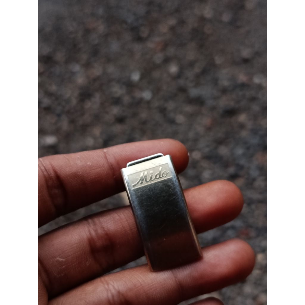 Sparepart Jam tangan MIDO SWISS Original vintage clasp/buckle ORI copotan Jam suku cadang