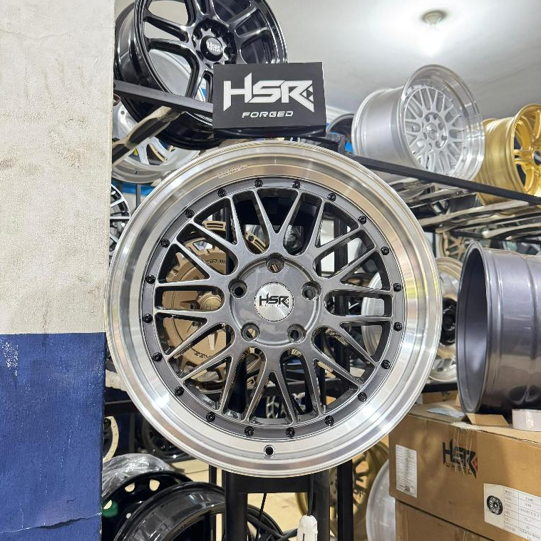 Pelek Mobil BMW Ring 18 HSR LEMANS R18x8 Pcd 5x120 ET35 Velg BBS Ring18 PNP BMW
