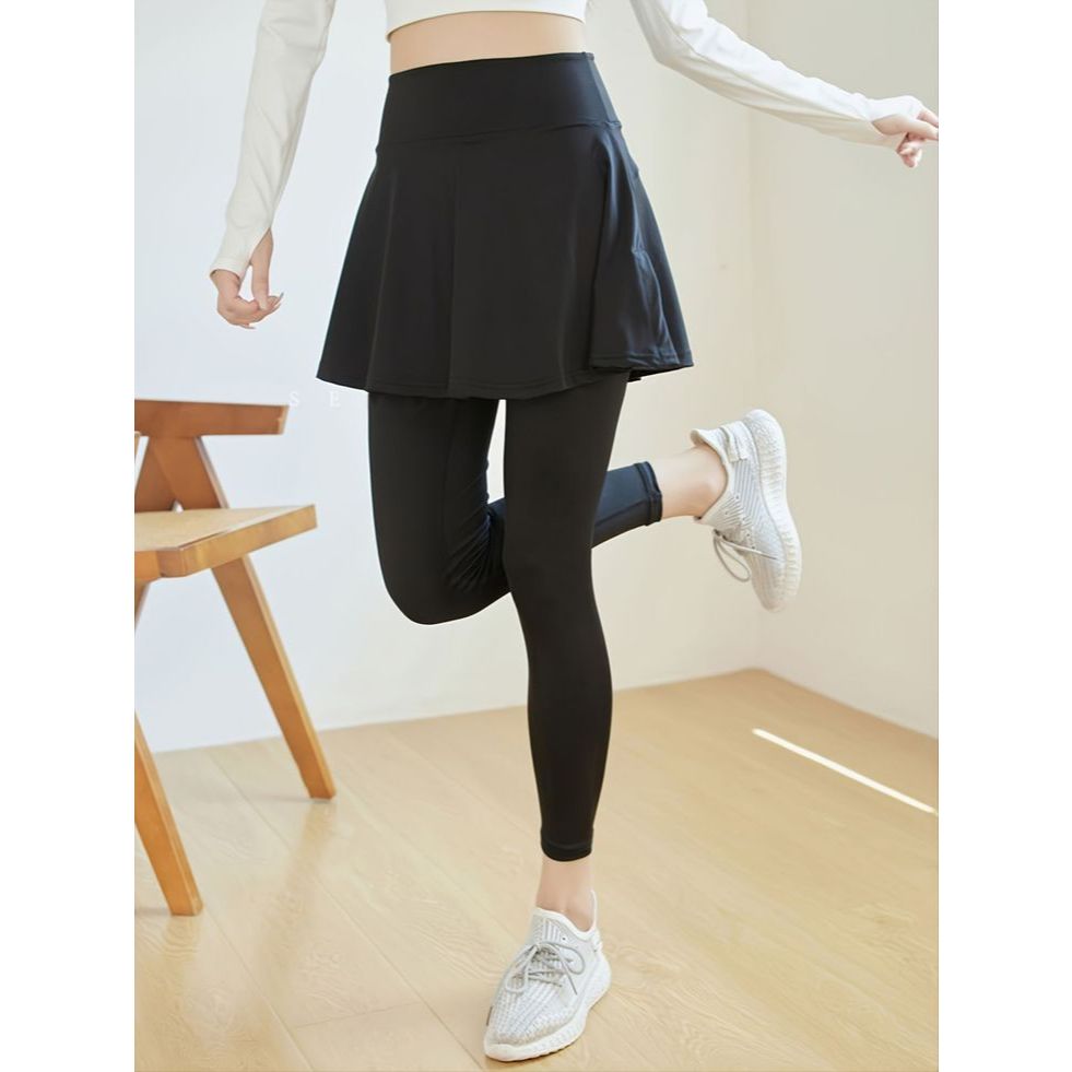 Legging Rok Sport Senam Aerobic - Rok Legging Terbaru - LEgging Rok polos - Legging senam premium - 