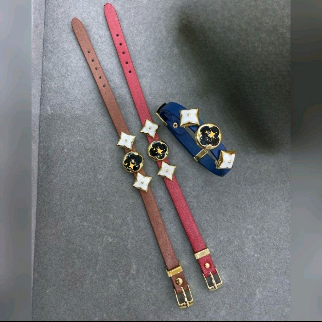 Promo Gelang Kulit Viral gelang kulit premium quality tidak berkarat G818