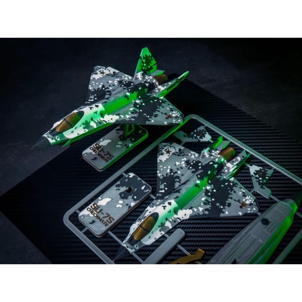 Sukhoi Su-75 Checkmate Plane Kit Card - Model Kit Pesawat Tempur Siluman Single-Engine#NK#1#A443