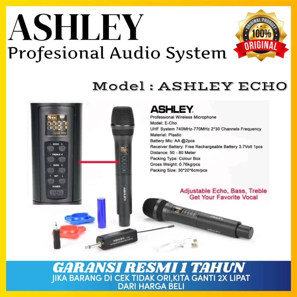 Mic Wireless Ashley Echo Original