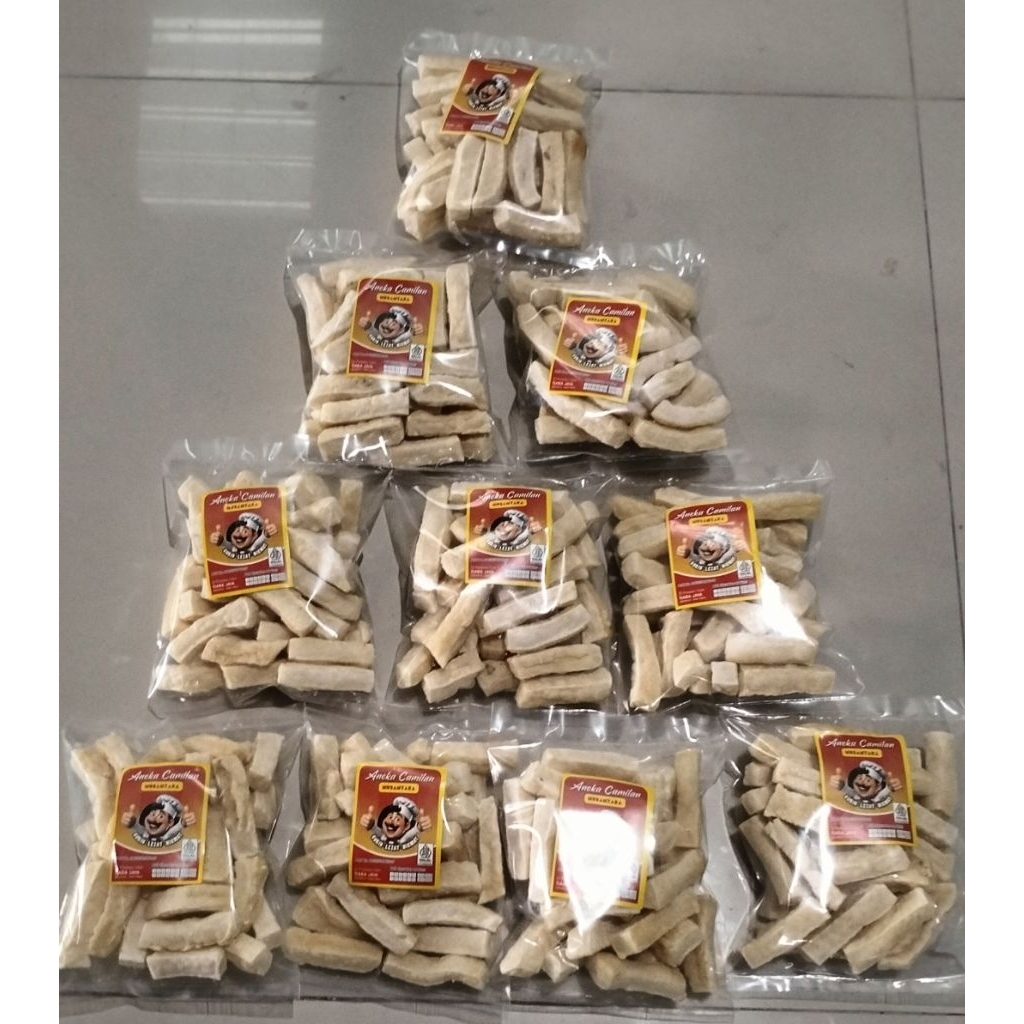 10 Bungkus Kerupuk Tahu Stik rasa terasi udang dan bawang