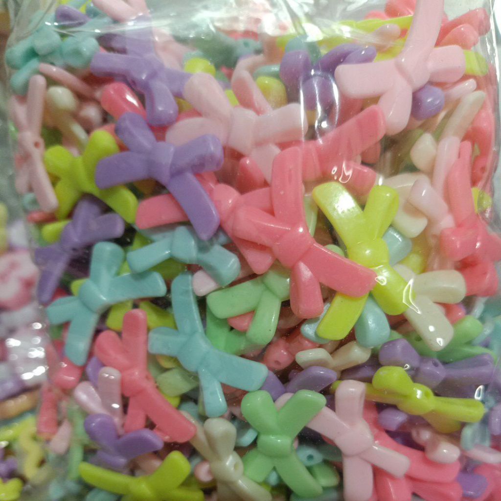 {50gr} Mote susu/manik susu/mote pastel/manik lubang kecil/mote dop pastel cantik