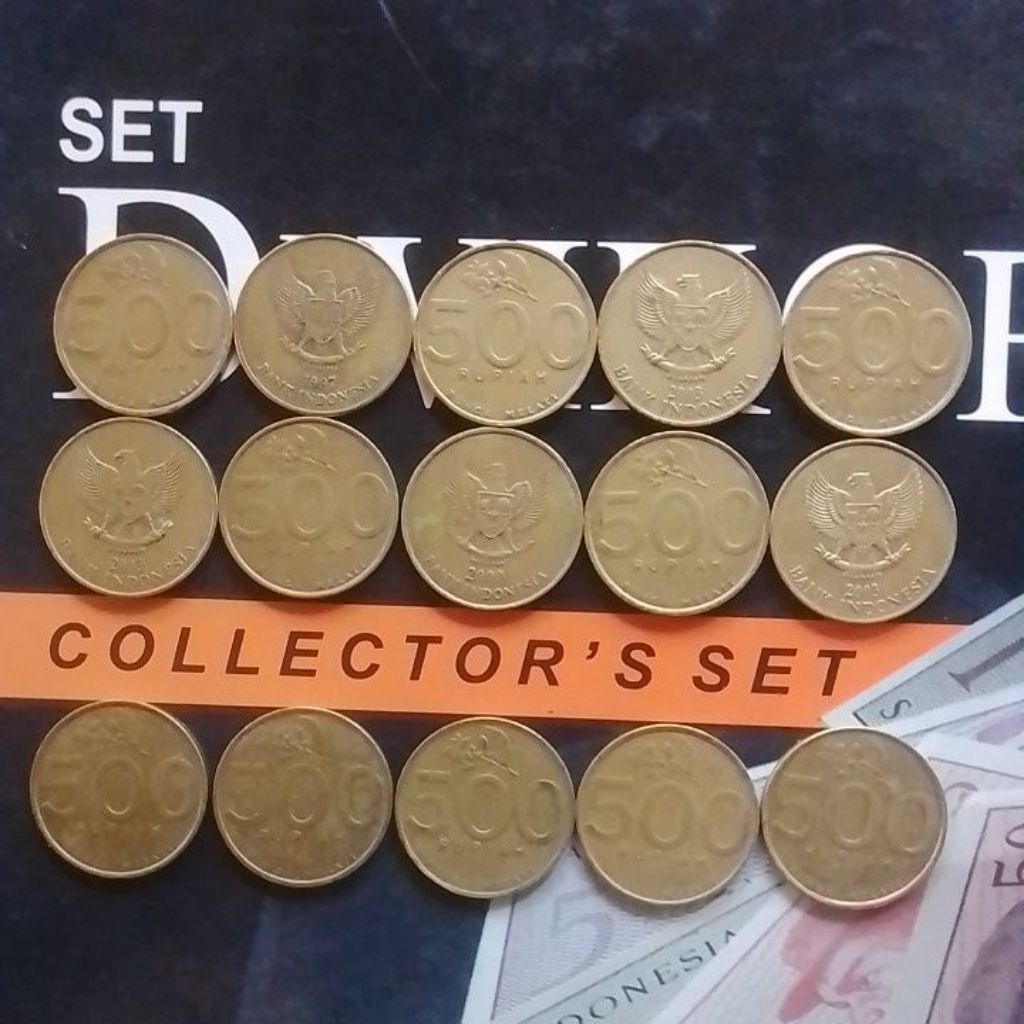 KOIN KUNO 500 RUPIAH MELATI KECIL