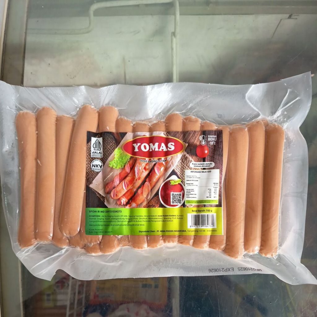 Yomas Sosis Ayam Cokelat isi 32
