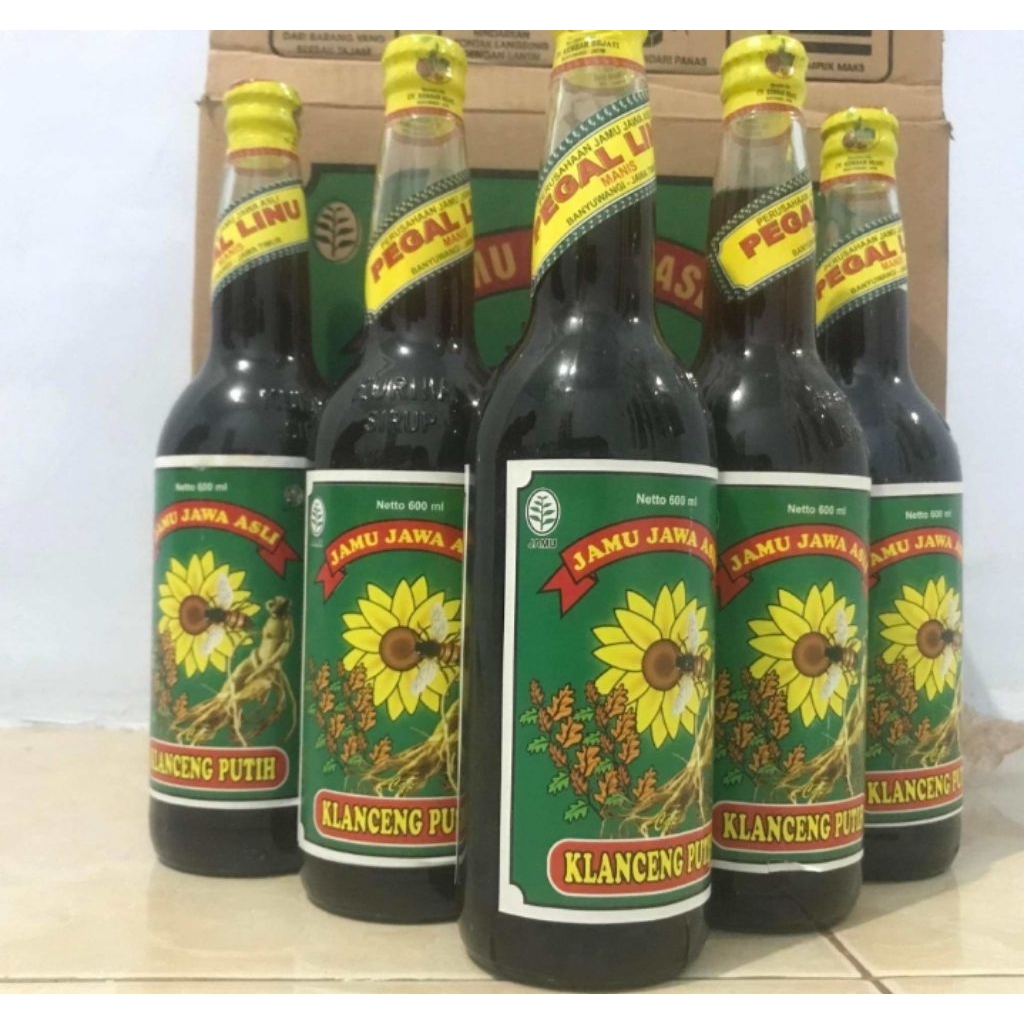 JAMU KLANCENG PUTIH 600ML PAHIT/MANIS