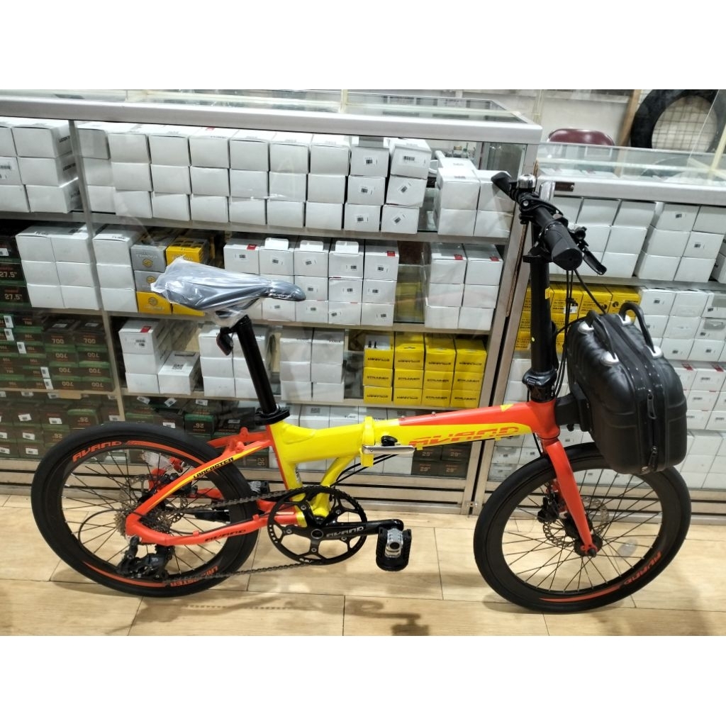Sepeda Lipat Avand Lancaster 20 Inch Alloy Rem Hidrolik 10 Speed