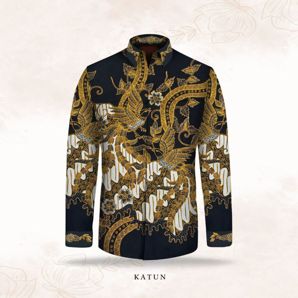 kain batik tulis pria bahan katun batik tulis pria warna hitam. er