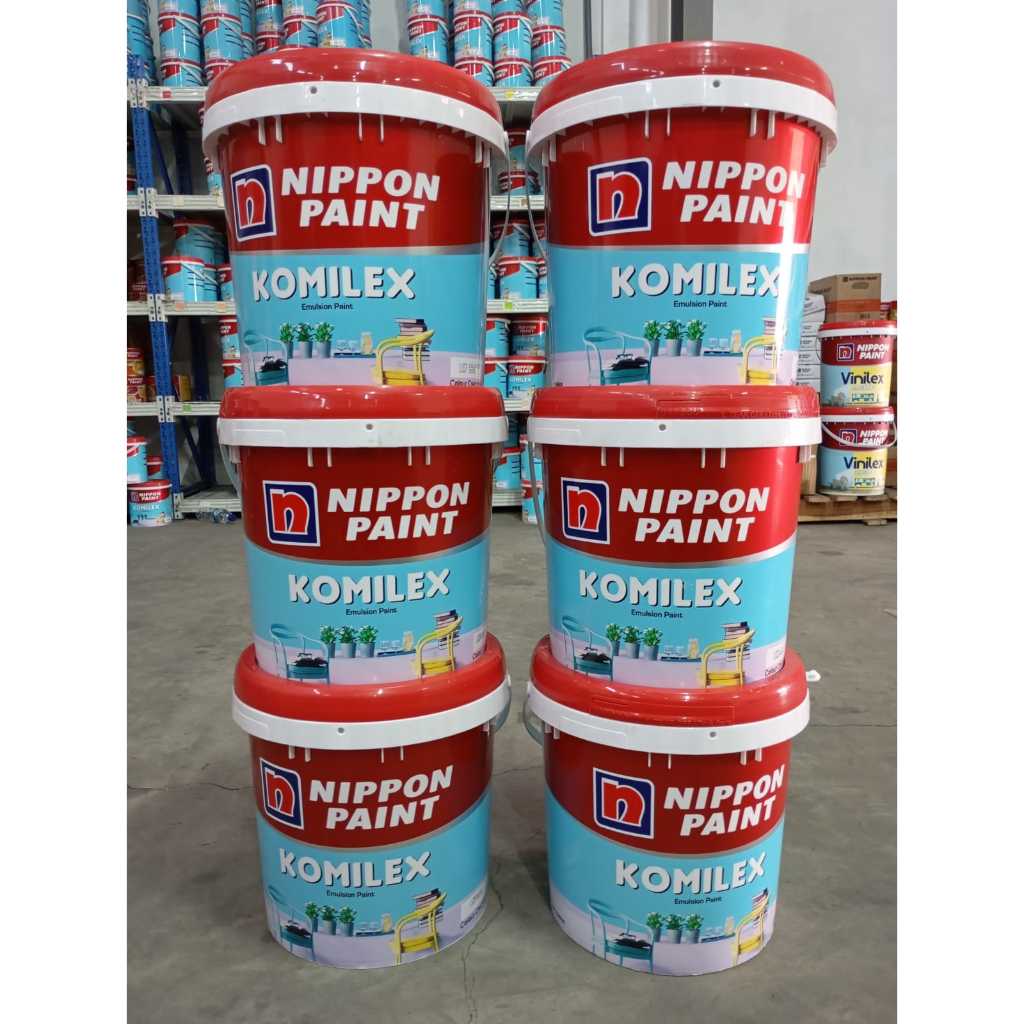 NIPPON Komilex, Cat Tembok Interior KOMILEX By Nippon Paint 18 Kg ( PAIL )