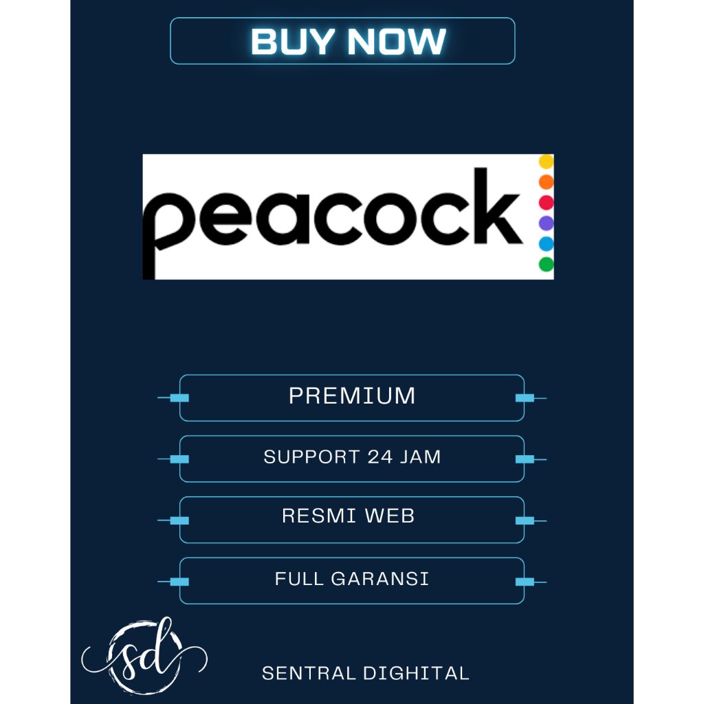 Peacock TV Premium 1 Bulan