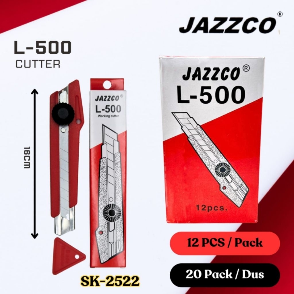 JAZZCO,ESCO,NIKIKO Cutter Besar L-500 // Cutter Besar L500 // Cutter murah besar