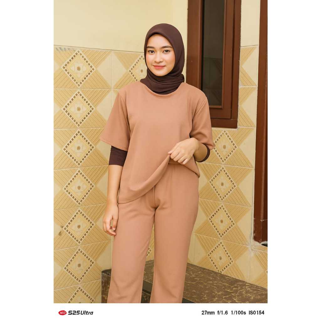 setel kanit japan/setcel termurah/setcel baju lengen pendek/setcel celana panjang/setcel wanita terb
