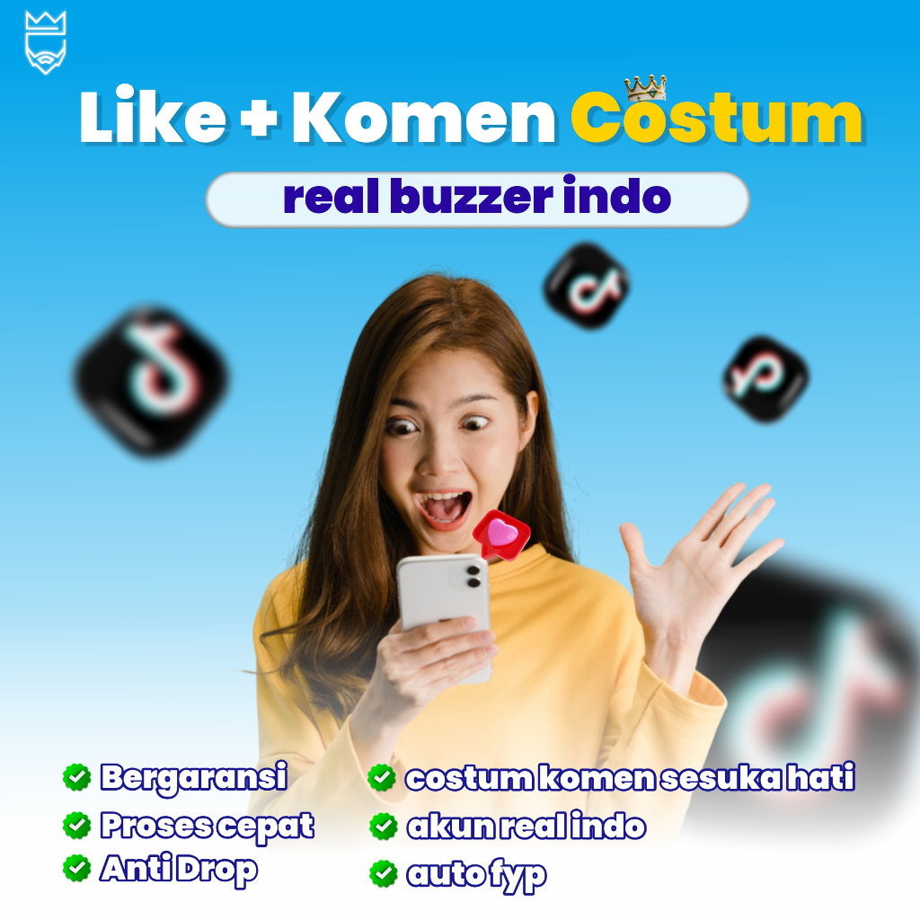 Jasa Like Komen TikTok Real Buzzer Indo