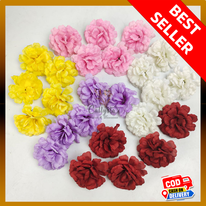 [1 PCS] Kuntuman Anyelir Carnation SJ  - Kelopak Bunga Anyelir Carnation SJ Artificial Satuan PCS  D
