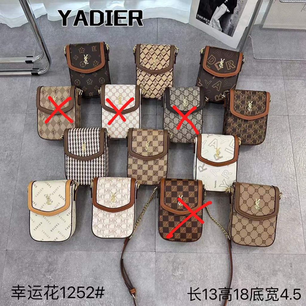 Yadier Tas Selempang Hp Wanita Sandang HPO Original Import Kulit PU 1252