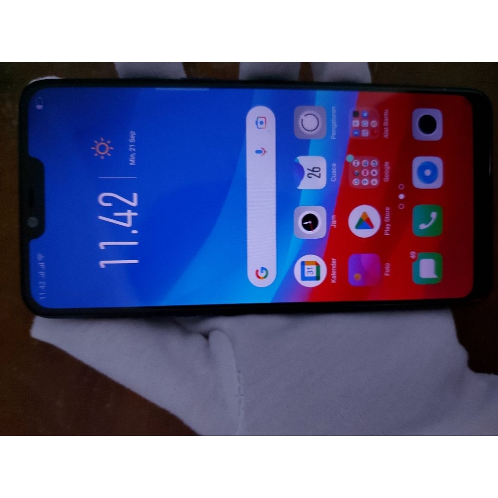 hp second oppo a3s resmi original ram3 32gb ori oppo indonesia 4230mah baterai