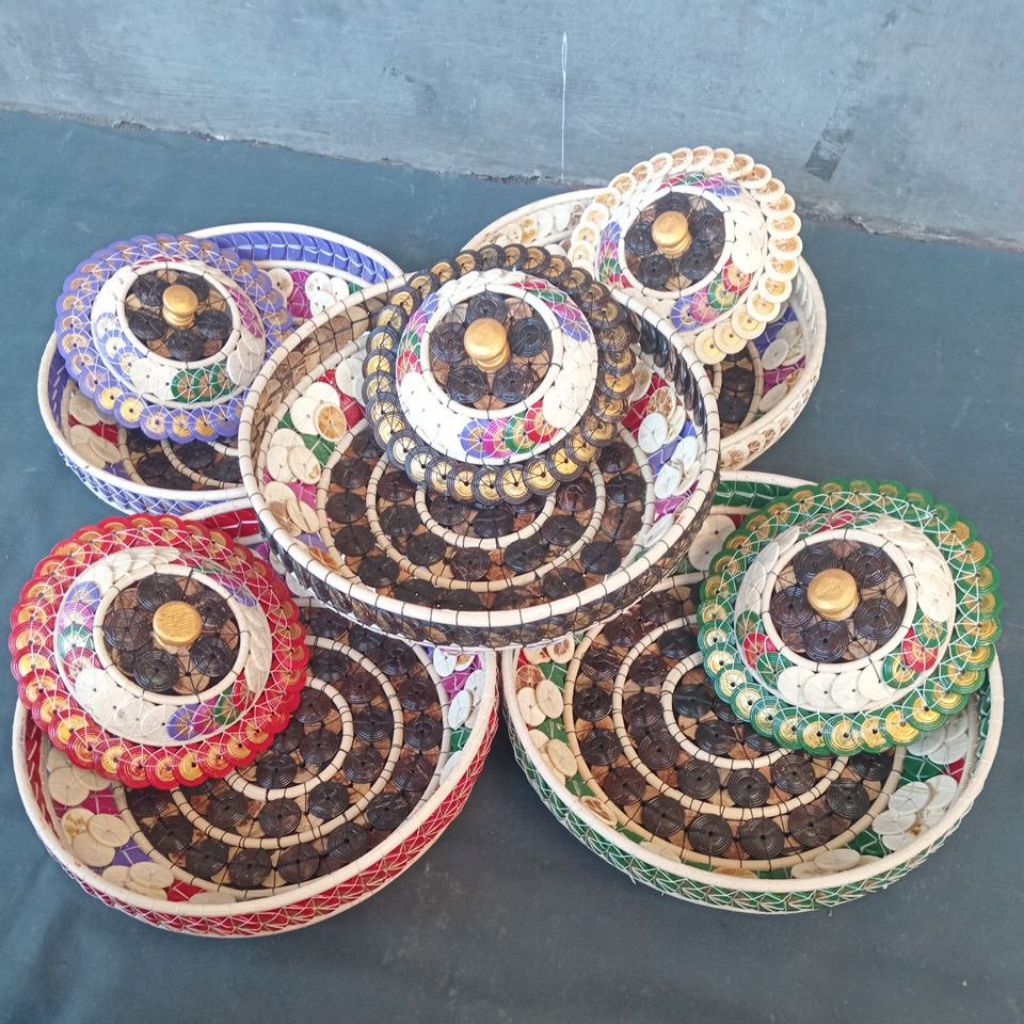 bokor kundangan bahan batok kelapa diameter 30 cm