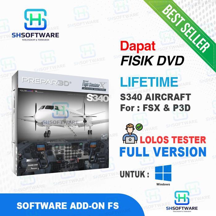 SAAB S340 – Addon Pesawat Regional Realistis Flight Simulator (Full Version)