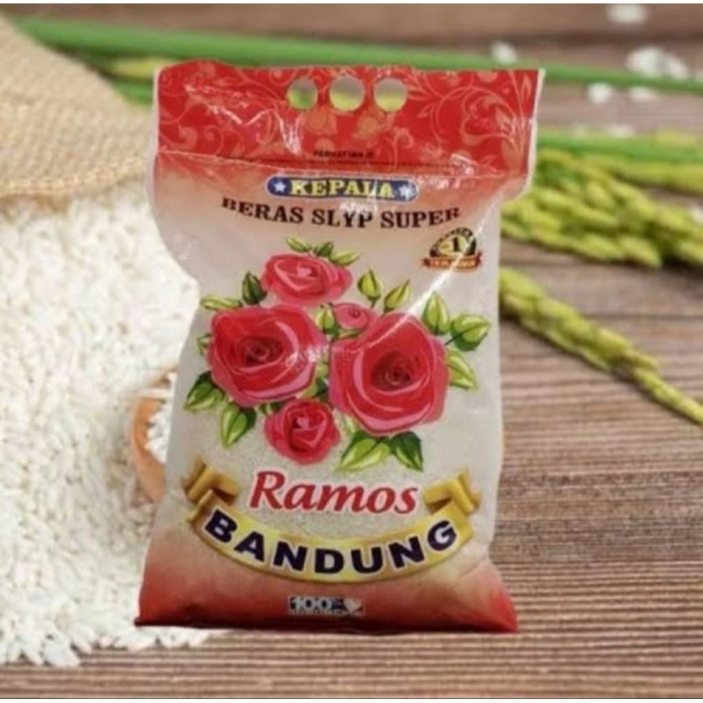 BERAS SLYP SUPER RAMOS 5Kg ASLI Bandung 100℅