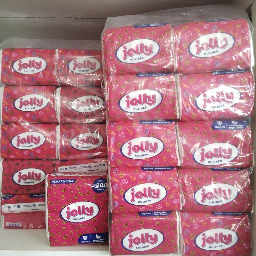 Tissue Jolly Pop Up Mini 200 Sheet