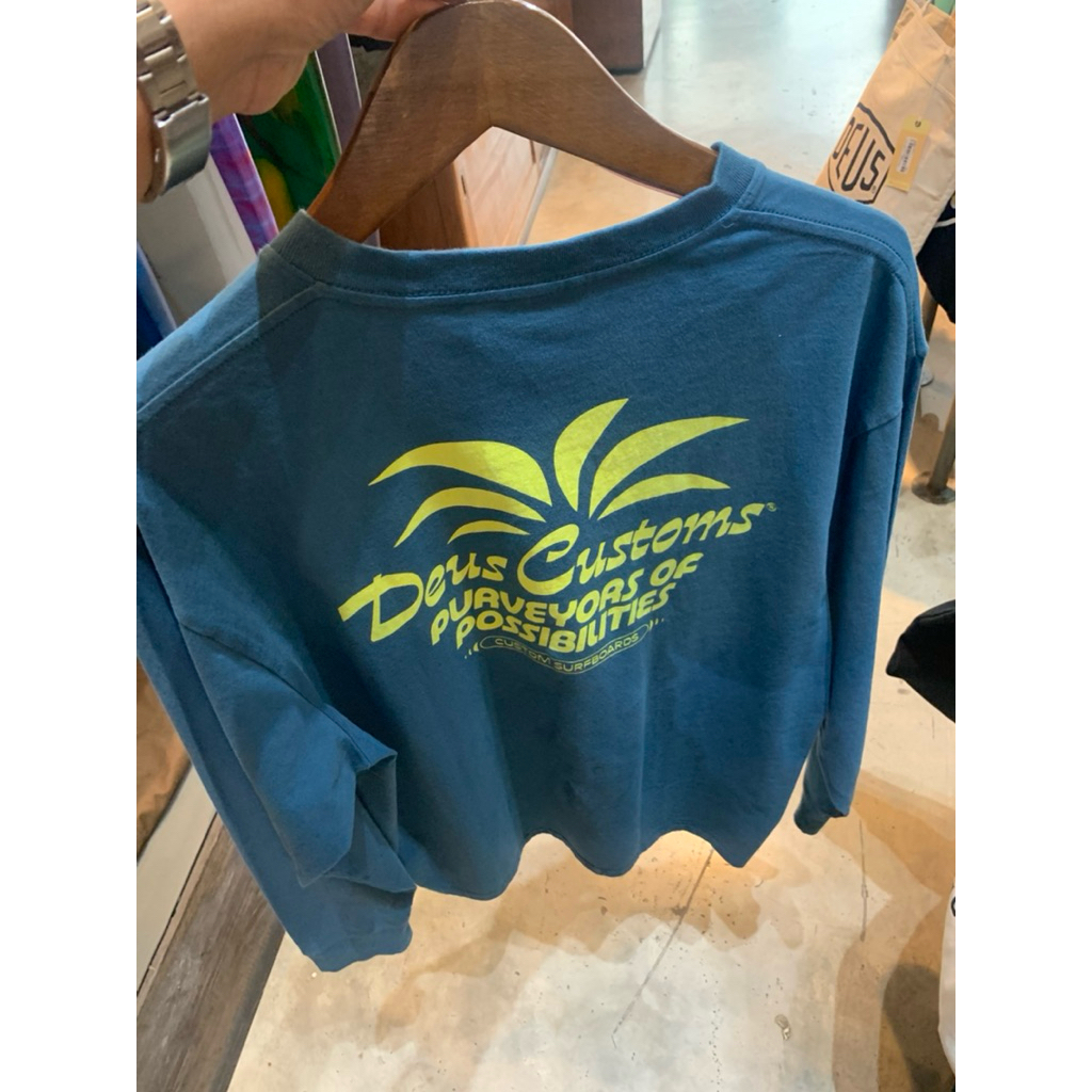 Kaos Lengan Panjang Pria Deus Ex Machina Original Last Resort Ls Tee New