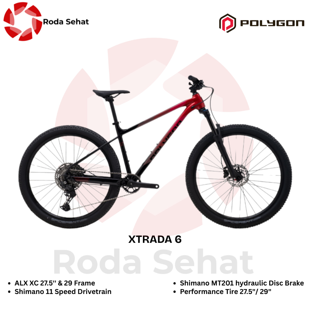Sepeda MTB 27.5 Polygon Xtrada 6 - Sepeda Gunung
