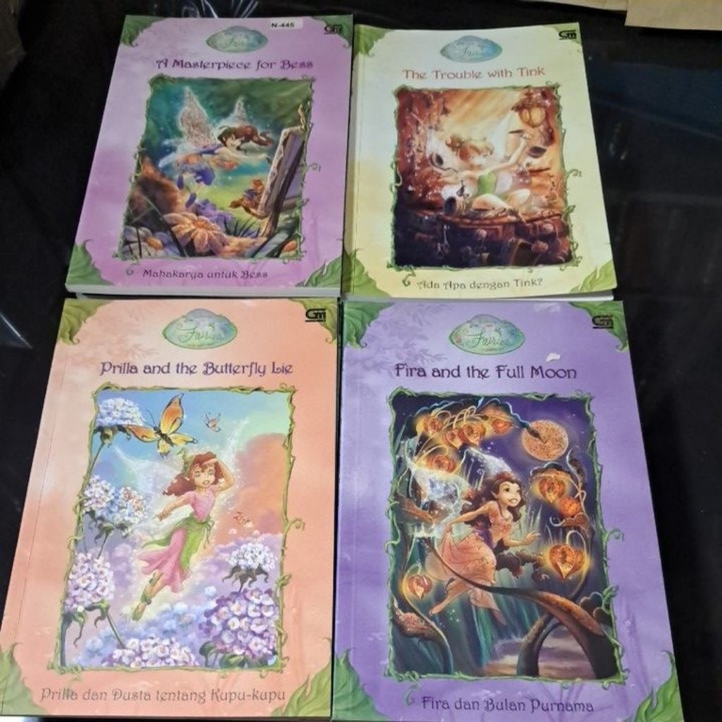 Novel Bekas Buku Cerita Anak Dongeng Disney Fairies Series