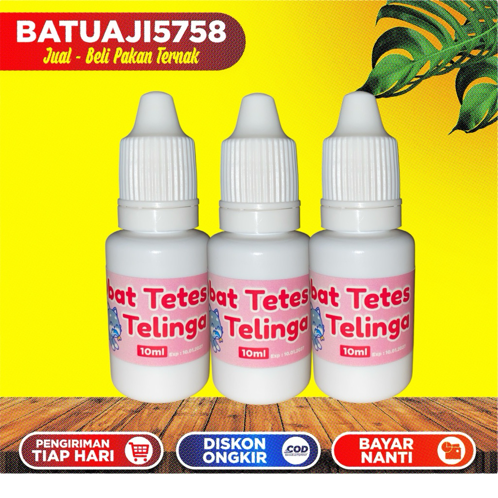 Obat Telinga Kucing Berair/Congekan 10ml