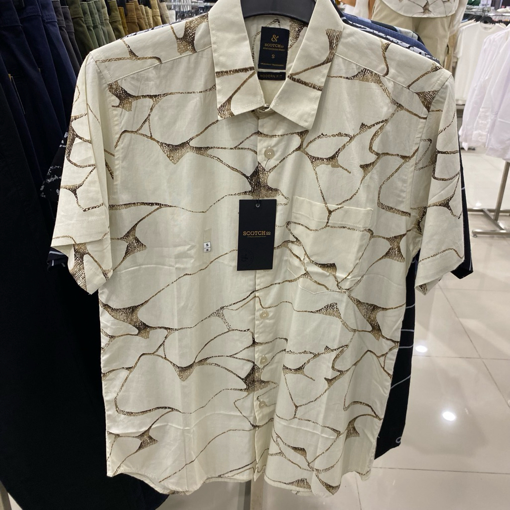 Scotch & Co Kemeja Printing Casual Pria